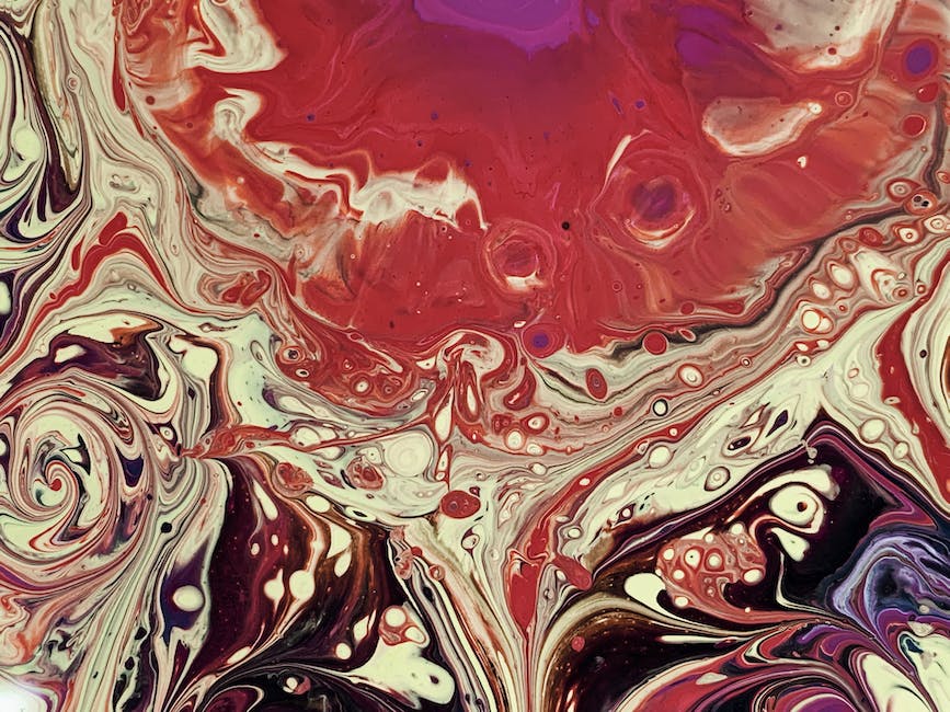 An abstract image showing different colors blending together, representing the fluid concept of happiness.