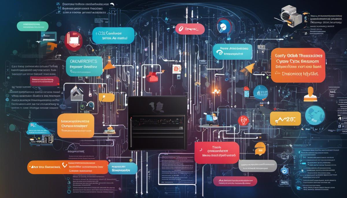 Image depicting the various types of cyber threats and their impact on personal data security