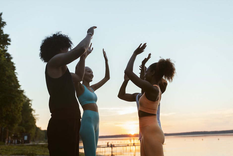 A group of people exercising and enjoying different types of physical activities