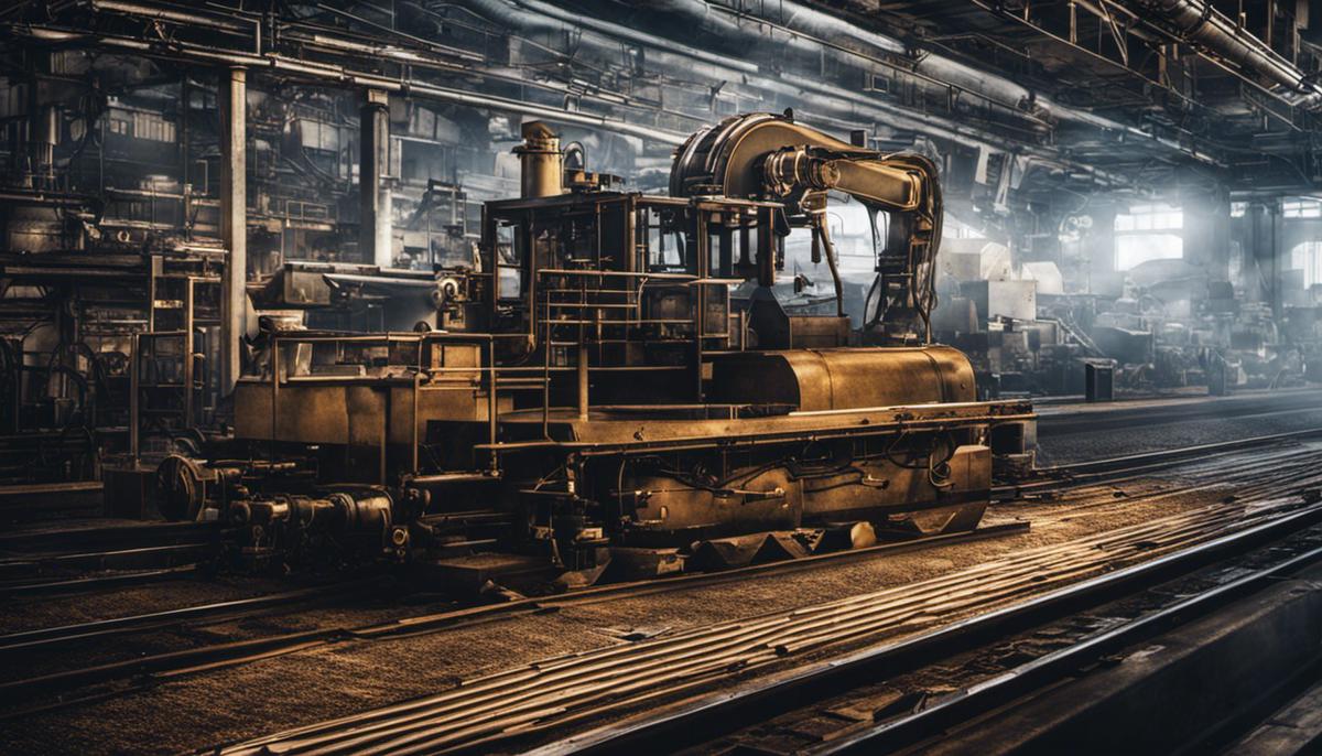 Image of technological revolution in industry